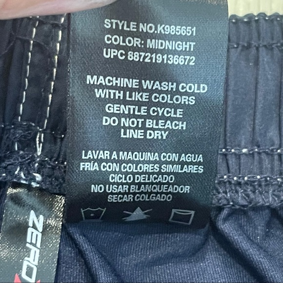 ZEROXPOSUR Blue Brief Lined Swim Shorts Size 10 - Picture 5 of 9